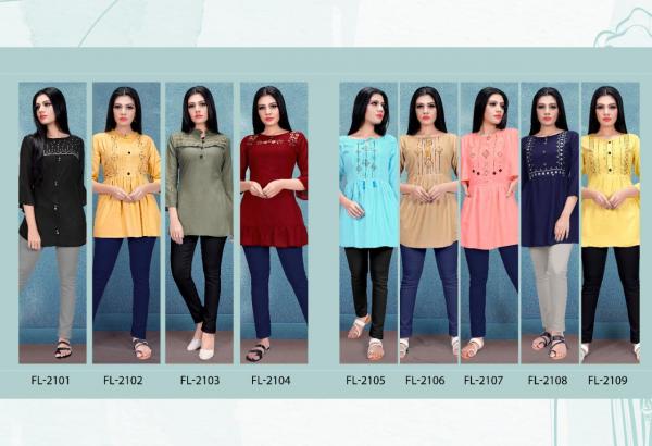 STF Florence 21 Rayon Classy Western Tops Collection